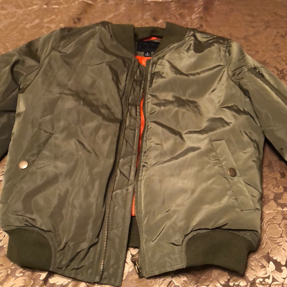 Olive Bomber Jacket